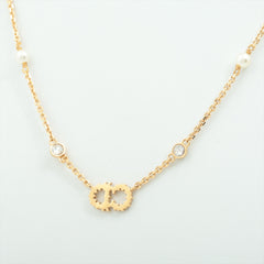 Christian Dior Clair De Lune Gold Pearl Rhinestone Necklace Costume Jewellery Christian Dior Clair De Lune Gold Pearl Rhinestone Necklace Costume Jewellery