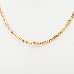 Christian Dior CD Gold Necklace Costume Jewellery Christian Dior CD Gold Necklace Costume Jewellery