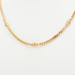Christian Dior CD Gold Necklace Costume Jewellery Christian Dior CD Gold Necklace Costume Jewellery
