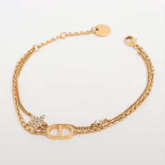 Christian Dior Gold Star Rhinestone Bracelet Costume Jewellery