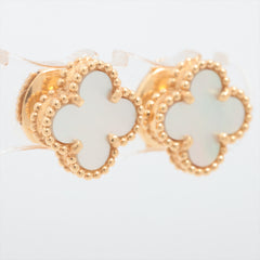 Van Cleef & Arpels Sweet Alhambra Mother of Pearl MOP Earrings Van Cleef & Arpels Sweet Alhambra Mother of Pearl MOP Earrings