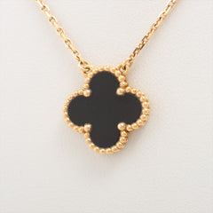 Van Cleef & Arpels Vintage Alhambra Onyx Necklace Van Cleef & Arpels Vintage Alhambra Onyx Necklace