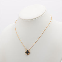 Van Cleef & Arpels Vintage Alhambra Onyx Necklace Van Cleef & Arpels Vintage Alhambra Onyx Necklace