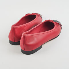 Chanel Ballerina Flats Lambskin Red Chanel Ballerina Flats Lambskin Red