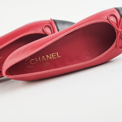 Chanel Ballerina Flats Lambskin Red Chanel Ballerina Flats Lambskin Red