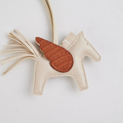 Hermes PM Touch Rodeo Bag Charm Craie Hermes PM Touch Rodeo Bag Charm Craie