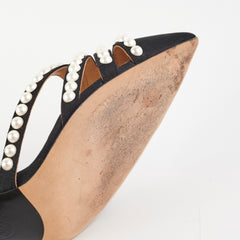 Chanel Pearl Heels Size 36 Black Chanel Pearl Heels Size 36 Black