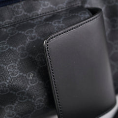 Gucci Black Monogram Backpack