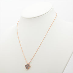 Van Cleef & Arpels Vintage Alhambra Limited Edition 2023 Holiday Pendant Obsidian Diamond Necklace