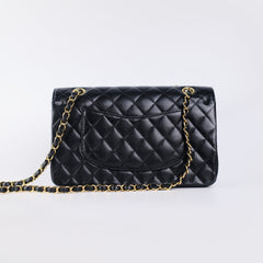 Chanel Medium M/L Caviar Classic Flap Black 23 series Chanel Medium M/L Caviar Classic Flap Black 23 series