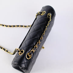 Chanel Medium M/L Caviar Classic Flap Black 23 series Chanel Medium M/L Caviar Classic Flap Black 23 series