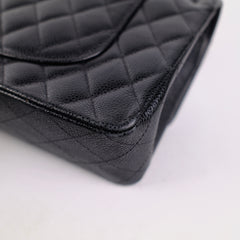 Chanel Medium M/L Caviar Classic Flap Black 23 series Chanel Medium M/L Caviar Classic Flap Black 23 series