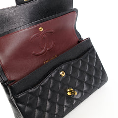 Chanel Medium M/L Caviar Classic Flap Black 23 series Chanel Medium M/L Caviar Classic Flap Black 23 series