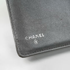 Chanel Yen Camelia Wallet Black Chanel Yen Camelia Wallet Black