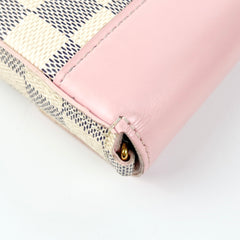 Louis Vuitton Felicie Pochette Damier Azur Pink Louis Vuitton Felicie Pochette Damier Azur Pink