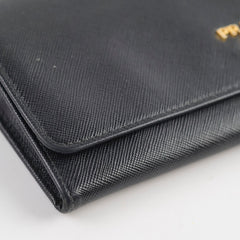 Prada Saffiano Wallet On Chain Black Prada Saffiano Wallet On Chain Black