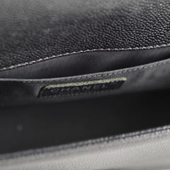 Chanel Old Medium Caviar Boy Black Chanel Old Medium Caviar Boy Black