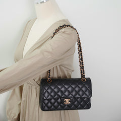 Chanel Classic Flap Small Rose Gold - Microchipped Chanel Classic Flap Small Rose Gold - Microchipped