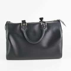 Louis Vuitton Speedy 30 Epi Black Louis Vuitton Speedy 30 Epi Black
