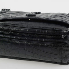 Saint Laurent Niki Baby Croc Embossed Shoulder Bag Saint Laurent Niki Baby Croc Embossed Shoulder Bag