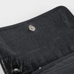 Saint Laurent Niki Baby Croc Embossed Shoulder Bag Saint Laurent Niki Baby Croc Embossed Shoulder Bag
