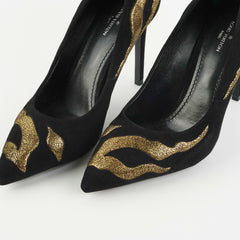 Louis Vuitton Black/Gold Heels Size 37 Louis Vuitton Black/Gold Heels Size 37