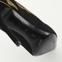 Louis Vuitton Black/Gold Heels Size 37 Louis Vuitton Black/Gold Heels Size 37