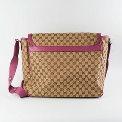 Gucci Baby Bag with Changemat Monogram Pink Gucci Baby Bag with Changemat Monogram Pink