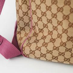 Gucci Baby Bag with Changemat Monogram Pink Gucci Baby Bag with Changemat Monogram Pink