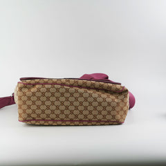 Gucci Baby Bag with Changemat Monogram Pink Gucci Baby Bag with Changemat Monogram Pink