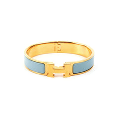 Hermes Clic H Bracelet PM Blue Hermes Clic H Bracelet PM Blue