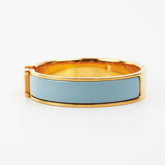 Hermes Clic H Bracelet PM Blue Hermes Clic H Bracelet PM Blue