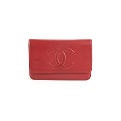Chanel Wallet On Chain (WOC) Red Chanel Wallet On Chain (WOC) Red