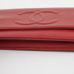 Chanel Wallet On Chain (WOC) Red Chanel Wallet On Chain (WOC) Red