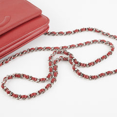 Chanel Wallet On Chain (WOC) Red Chanel Wallet On Chain (WOC) Red