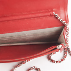 Chanel Wallet On Chain (WOC) Red Chanel Wallet On Chain (WOC) Red