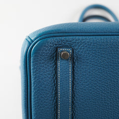 Hermes Birkin 35 Blue Jean Togo Stamp O Square (2011) Hermes Birkin 35 Blue Jean Togo Stamp O Square (2011)