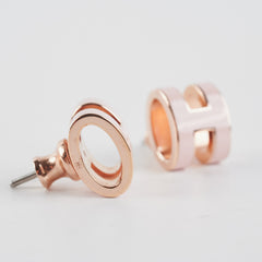 Hermes Mini Pop H Earrings Dragee Hermes Mini Pop H Earrings Dragee