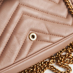 Gucci GG Supermini Marmont Matelasse Dusty Pink Gucci GG Supermini Marmont Matelasse Dusty Pink