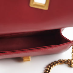 Christian Dior Diorama Burgundy Studded Crossbody Bag Christian Dior Diorama Burgundy Studded Crossbody Bag