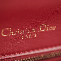 Christian Dior Diorama Burgundy Studded Crossbody Bag Christian Dior Diorama Burgundy Studded Crossbody Bag