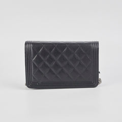 Deal of The Week - Chanel Boy Caviar Black Wallet On Chain WOC Deal of The Week - Chanel Boy Caviar Black Wallet On Chain WOC