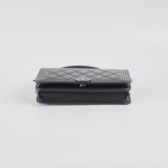 Deal of The Week - Chanel Boy Caviar Black Wallet On Chain WOC Deal of The Week - Chanel Boy Caviar Black Wallet On Chain WOC