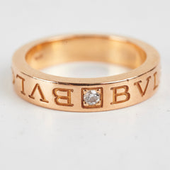 Bvlgari Rose Gold Diamond Ring Size 51 Bvlgari Rose Gold Diamond Ring Size 51