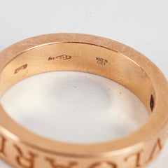 Bvlgari Rose Gold Diamond Ring Size 51 Bvlgari Rose Gold Diamond Ring Size 51