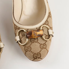 Gucci Monogram Horsebit Heels 36.5 Gucci Monogram Horsebit Heels 36.5