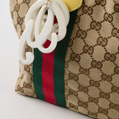 Gucci GG supreme Canvas Tote Bag Yellow Gucci GG supreme Canvas Tote Bag Yellow