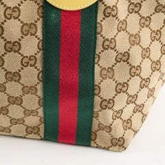 Gucci GG supreme Canvas Tote Bag Yellow Gucci GG supreme Canvas Tote Bag Yellow
