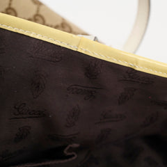 Gucci GG supreme Canvas Tote Bag Yellow Gucci GG supreme Canvas Tote Bag Yellow