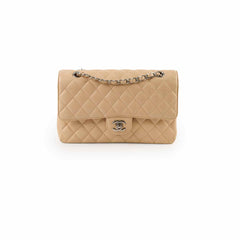 Chanel Medium/Large Double Classic Flap Beige Chanel Medium/Large Double Classic Flap Beige
